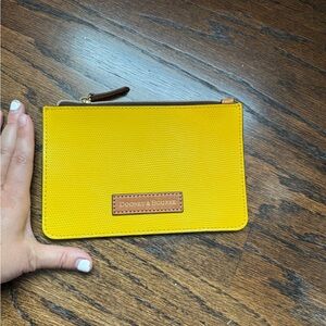 Dooney & Bourke Vibrant Yellow Wristlet